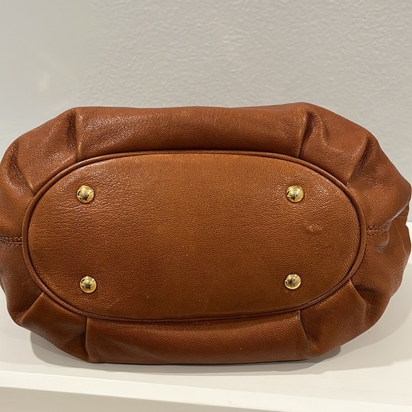 Michael Kors cognac leather purse - Picture 7 of 9